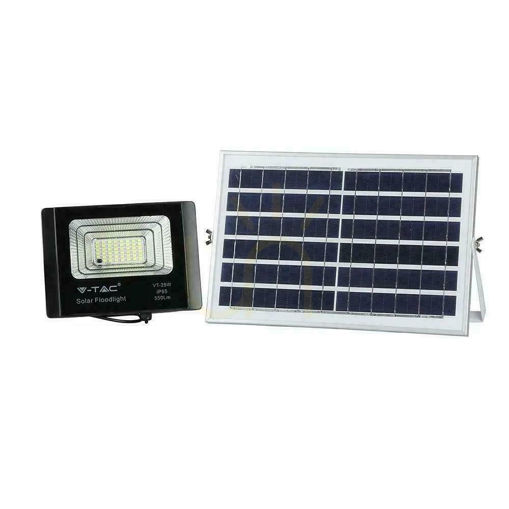 Check V-TAC Solar LED Projector 12W Black IP65, Remote Control, Timer VT-25W 6000K 550lm V-TAC Solar LED Projector 12W Black IP65, Remote Control, Timer VT-25W 6000K 550lm