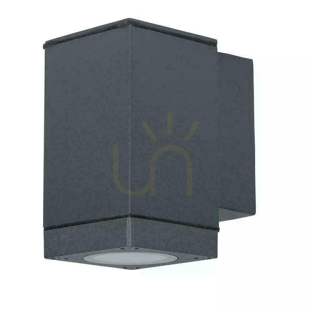 View Garden wall lamp V-TAC W Down GU10 Graphite Mat VT-841 3 Years Warranty Garden wall lamp V-TAC W Down GU10 Graphite Mat VT-841 3 Years Warranty