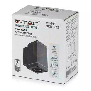 Garden wall lamp V-TAC W Down GU10 Graphite Mat VT-841 3 Years Warranty 3 Garden wall lamp V-TAC W Down GU10 Graphite Mat VT-841 3 Years Warranty small 3