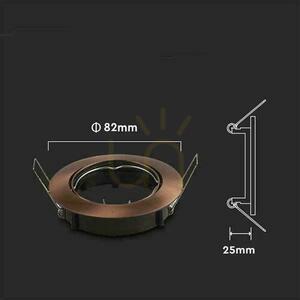 Mesh V-TAC GU10 Round Movable Copper VT-779 3 Years Warranty small 3