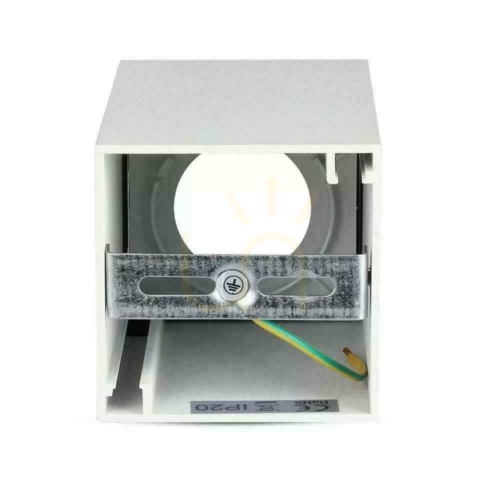 Display V-TAC GU10 Square Surface Mounted Ceiling Luminaire White 74x74x140mm VT-882-Q 3 Years Warranty V-TAC GU10 Square Surface Mounted Ceiling Luminaire White 74x74x140mm VT-882-Q 3 Years Warranty