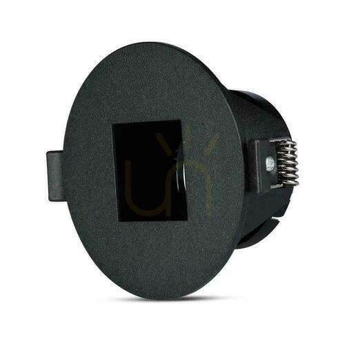 Check V-TAC GU10 Round Mesh with Square Black VT-883-B 3 Year Warranty