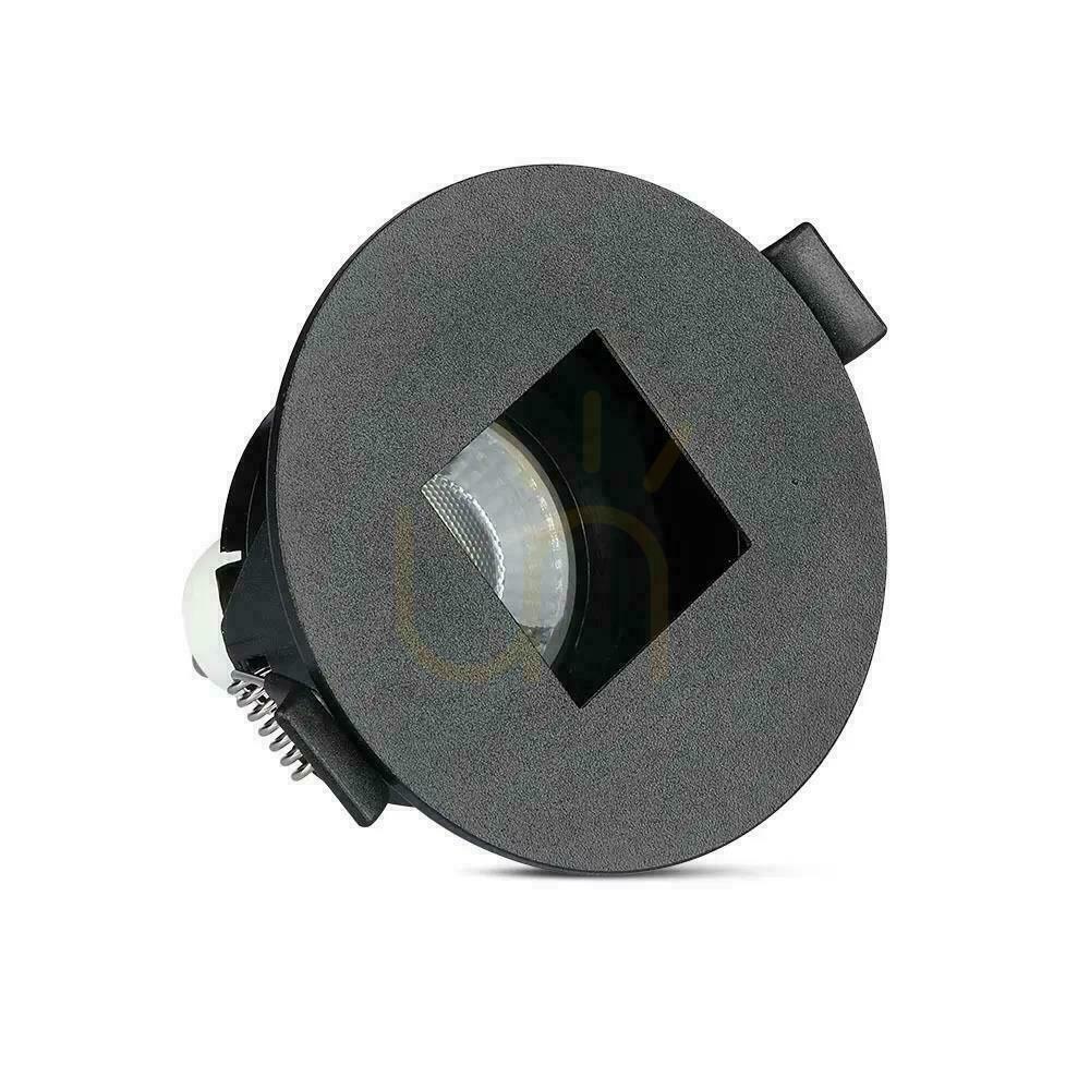 View V-TAC GU10 Round Mesh with Square Black VT-883-B 3 Year Warranty V-TAC GU10 Round Mesh with Square Black VT-883-B 3 Year Warranty