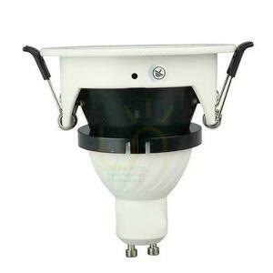 V-TAC VT-884 GU10 round recessed fitting, white/black small 3