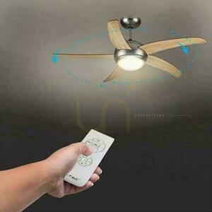 V-TAC 132cm 2xE27 Pilot VT-6053-5 Ceiling Fan small 2