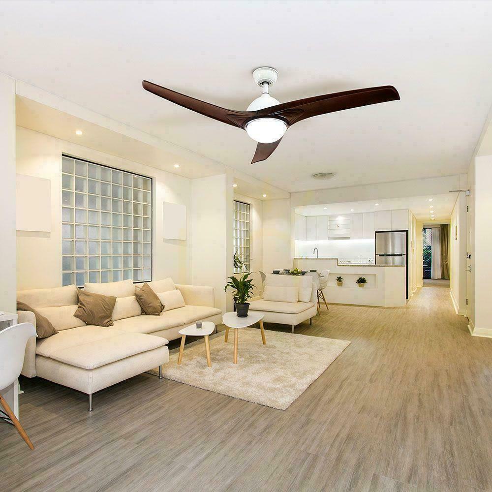 Display V-TAC 132cm Bronze 15W LED CCT Ceiling Fan Pilot VT-6055-3 V-TAC 132cm Bronze 15W LED CCT Ceiling Fan Pilot VT-6055-3