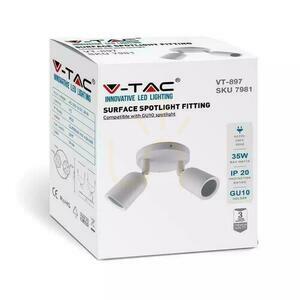 V-TAC wall lamp 2xGU10 White VT-897 small 1
