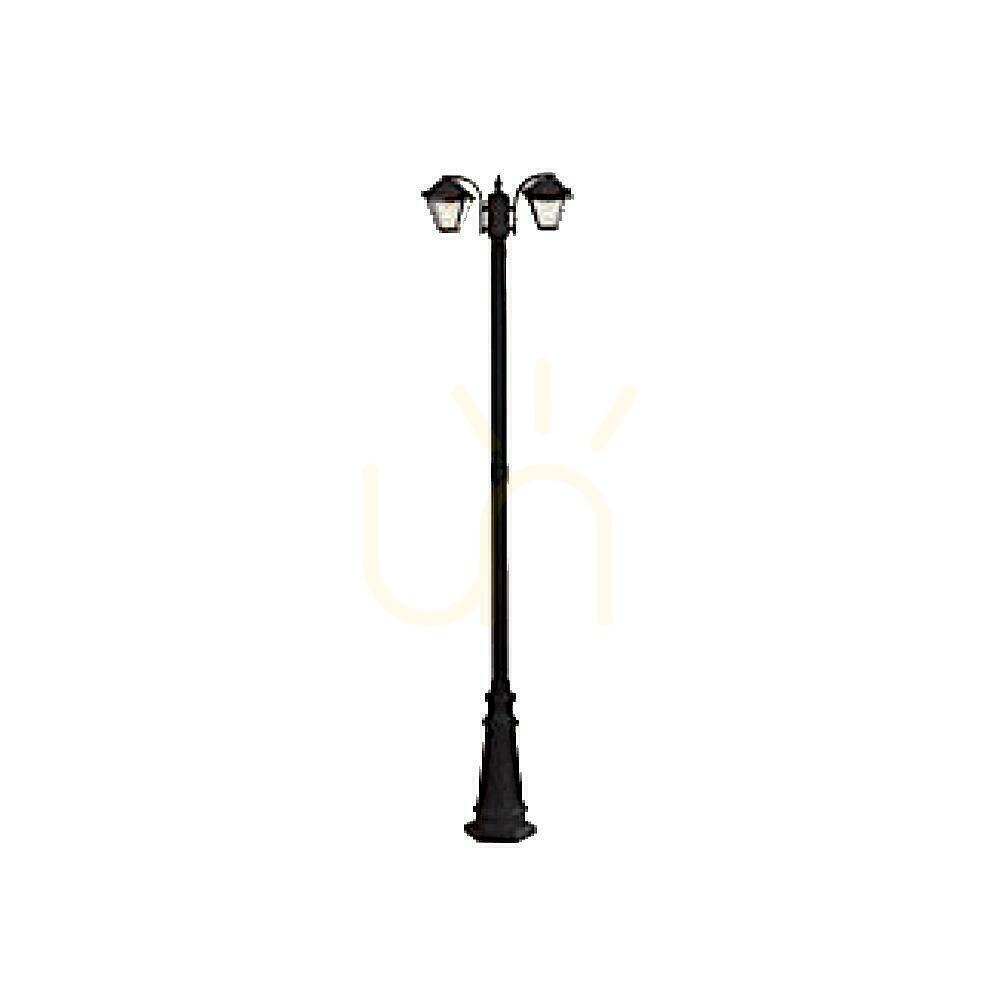 View V-TAC Garden Lantern 2XE27 230cm IP44 Black VT-847 3 Years Warranty V-TAC Garden Lantern 2XE27 230cm IP44 Black VT-847 3 Years Warranty