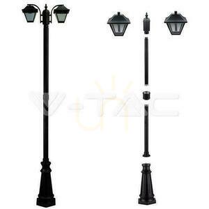 V-TAC Garden Lantern 2XE27 230cm IP44 Black VT-847 3 Years Warranty 9 V-TAC Garden Lantern 2XE27 230cm IP44 Black VT-847 3 Years Warranty small 9