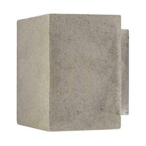Check V-TAC BETON wall lamp G9 LED Square Light Grey IP20 VT-892