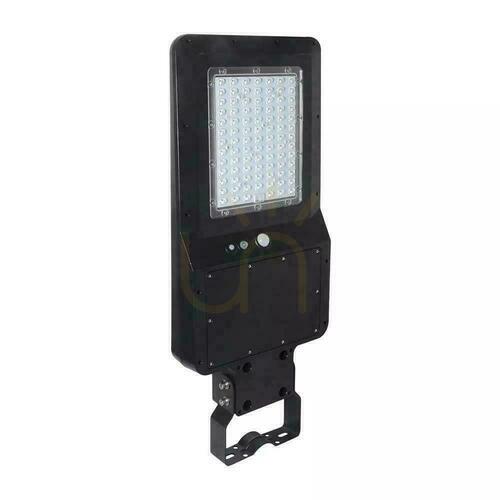 Check V-TAC Solar Street Luminaire 40W LED Black IP65 120Lm/W VT-ST42 4000K 4800lm 3 Years Warranty