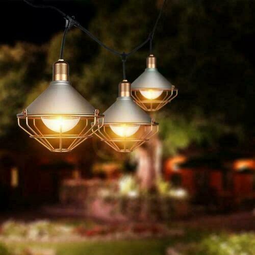 Check V-TAC VT-717S rose gold outdoor string light 6xE27 3 m IP65