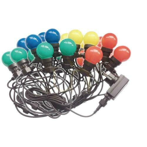 Check V-TAC Garden Girland (string) LED 10 meters 20 bulbs 0.5W VT-71020 RGBY 600lm