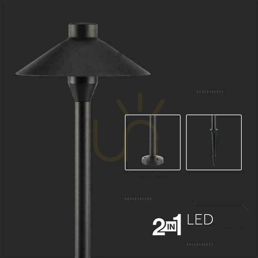 Preview V-TAC 7W SAMSUNG CHIP 2-in-1 Garden Pole Black VT-907 3000K 420lm 3 Years Warranty V-TAC 7W SAMSUNG CHIP 2-in-1 Garden Pole Black VT-907 3000K 420lm 3 Years Warranty