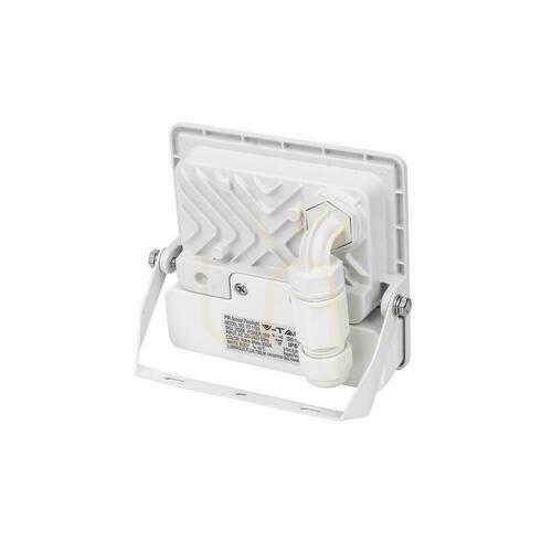 Check V-TAC LED Projector 10W SAMSUNG CHIP Motion Sensor White With MUFa VT-118S 6500K 735lm 5 Years Warranty