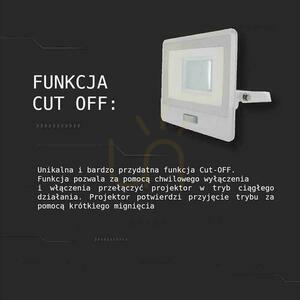 V-TAC LED Projector 10W SAMSUNG CHIP Motion Sensor White With MUFa VT-118S 4000K 735lm 5 Years Warranty small 5