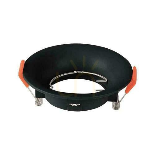 Check V-TAC GU10 Recessed Round Mesh Black VT-920 3 Years Warranty