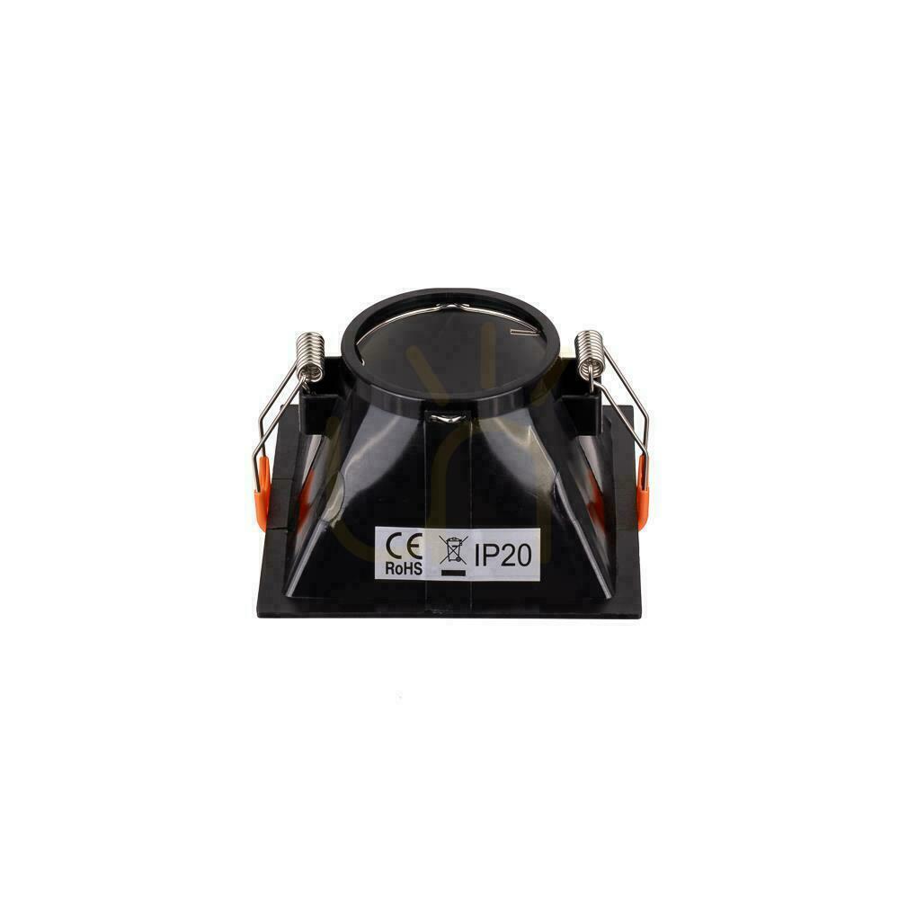 Display V-TAC GU10 Recessed Deep Square Mesh Black VT-927 3 Year Warranty V-TAC GU10 Recessed Deep Square Mesh Black VT-927 3 Year Warranty