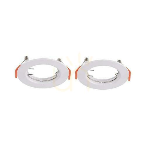 Check V-TAC GU10 Recessed Round Mesh White (Package. 2 pcs) VT-929-W 3 Years Warranty
