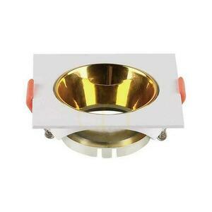V-TAC VT-932 recessed fitting white/gold GU10/GX5.3 85 mm small 1