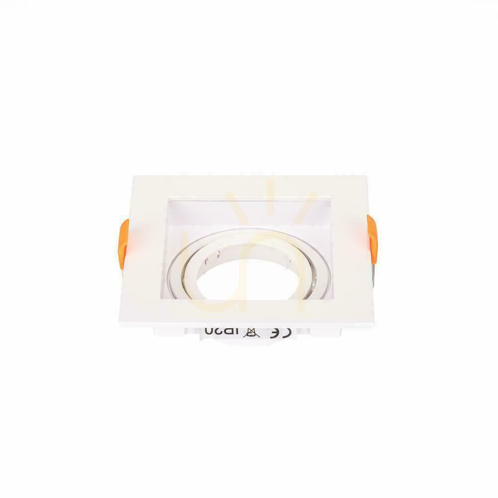 Show V-TAC GU10 Recessed Square Mesh White VT-933-W 3 Year Warranty V-TAC GU10 Recessed Square Mesh White VT-933-W 3 Year Warranty