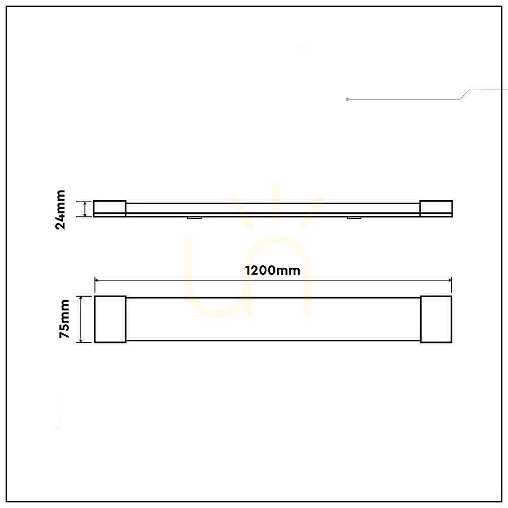 Preview V-TAC 30W LED Surface-mounted linear luminaire 120CM 155Lm/W VT-8330 6500K 4650lm 5 Years Warranty V-TAC 30W LED Surface-mounted linear luminaire 120CM 155Lm/W VT-8330 6500K 4650lm 5 Years Warranty