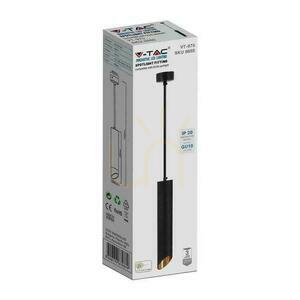 V-TAC VT-975-300 Black and Gold GU10 Pendant Light, Ø 5.5 cm small 4
