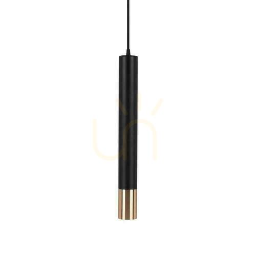 Check V-TAC GU10 Pendant Luminaire Black+Gold 60x500mm VT-977 3 Years Warranty