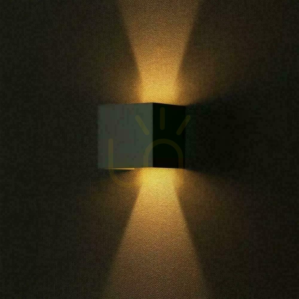 View V-TAC 5W Wall-mounted Wall lamp Top Down Adjustable Grey Square IP65 Bridgelux VT-759-G 3000K 700lm V-TAC 5W Wall-mounted Wall lamp Top Down Adjustable Grey Square IP65 Bridgelux VT-759-G 3000K 700lm