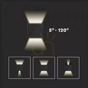 V-TAC 5W Wall-mounted Wall lamp Top Down Adjustable Grey Square IP65 Bridgelux VT-759-G 3000K 700lm 8 V-TAC 5W Wall-mounted Wall lamp Top Down Adjustable Grey Square IP65 Bridgelux VT-759-G 3000K 700lm small 8