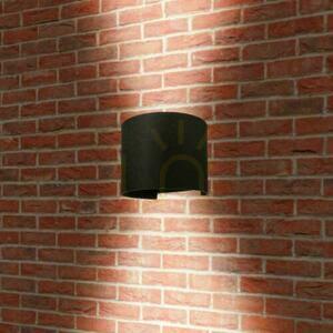 Wall Mounted 5W V-TAC Top Bottom Adjustable Black Round IP65 Bridgelux VT-756-B 3000K 700lm small 6
