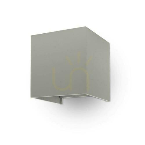 Check V-TAC 5W Wall-mounted Wall lamp Top Down Adjustable Grey Square IP65 Bridgelux VT-759-G 4000K 700lm