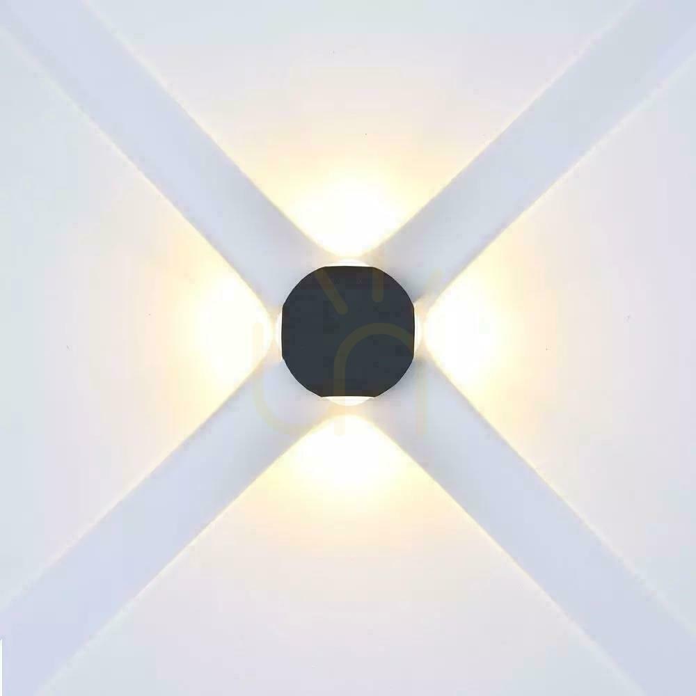 View Wall lamp V-TAC 4W LED Black Round IP65 VT-834-B 4000K 428lm. Wall lamp V-TAC 4W LED Black Round IP65 VT-834-B 4000K 428lm.