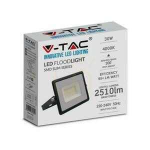 V-TAC 30W SMD E-Series LED Projector Black VT-4031 6500K 2510lm. small 1