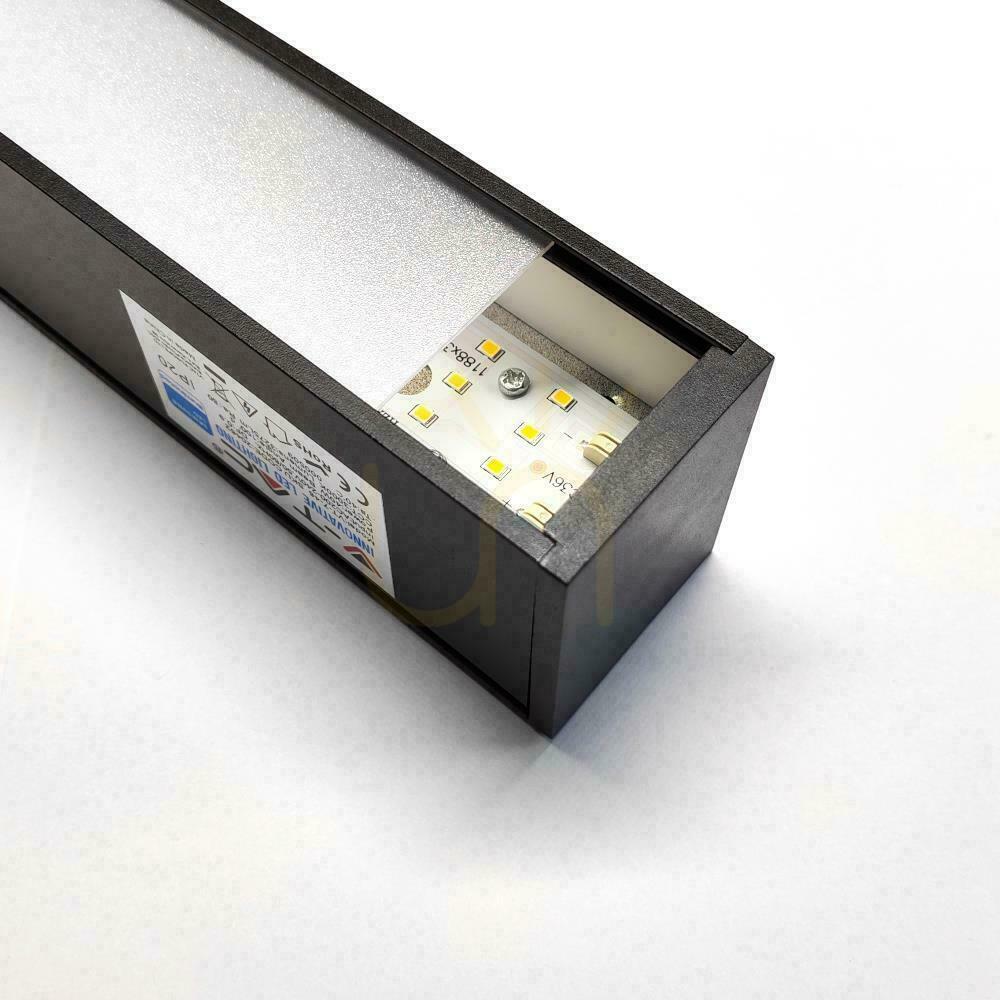 Preview V-TAC LED Linear Surface Mounted SAMSUNG CHIP 40W Black UGR<19 DIMM VT-7-46 3000K 3275lm 5 Year Warranty V-TAC LED Linear Surface Mounted SAMSUNG CHIP 40W Black UGR<19 DIMM VT-7-46 3000K 3275lm 5 Year Warranty
