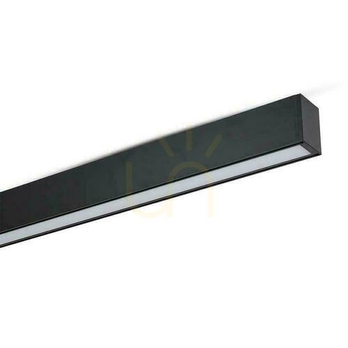 Check V-TAC LED Linear Surface Mounted SAMSUNG CHIP 40W Black UGR<19 DIMM VT-7-46 3000K 3275lm 5 Year Warranty