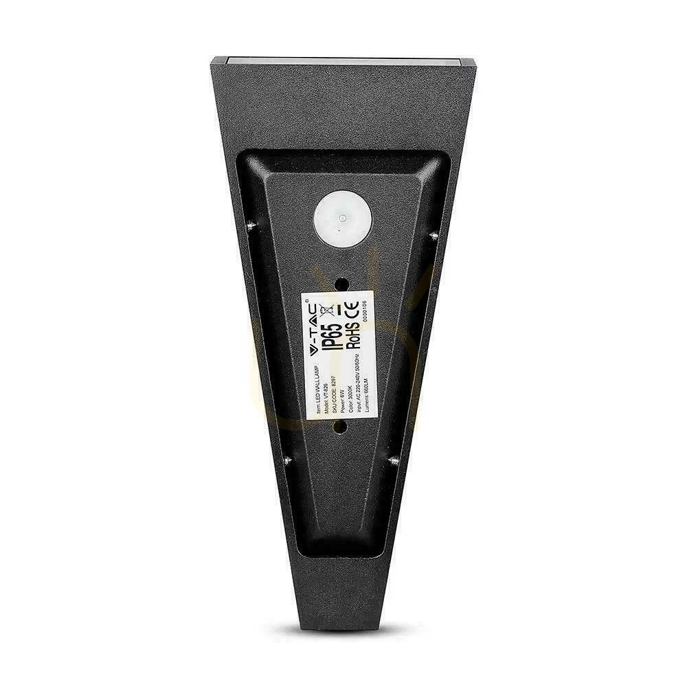 Show Wall lamp V-TAC 4W LED Black IP65 VT-826-B-N 3000K 450lm. Wall lamp V-TAC 4W LED Black IP65 VT-826-B-N 3000K 450lm.