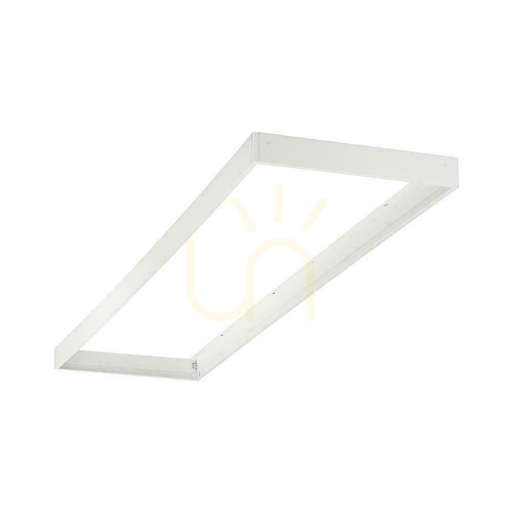 Surface Mounting Frame for LED Panels Folding Click 1200x300 White V-TAC