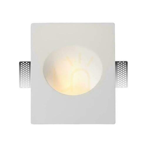 Check Gypsum V-TAC GU10 Wall lamp 250x210 VT-11008 3 Years Warranty.