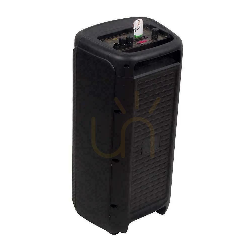 Display V-TAC Portable Speaker 400W Microphone Remote Control BT USB TF FM AUX TWS KARAOKE VT-4000W. V-TAC Portable Speaker 400W Microphone Remote Control BT USB TF FM AUX TWS KARAOKE VT-4000W.
