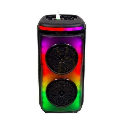 Check V-TAC Portable Speaker 400W Microphone Remote Control BT USB TF FM AUX TWS KARAOKE VT-4000W.