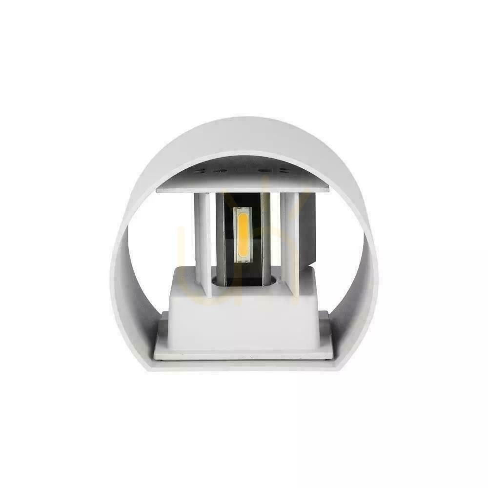 Display Wall Mounted 5W V-TAC Top Bottom Adjustable White Round IP65 Bridgelux VT-756 4000K 700lm Wall Mounted 5W V-TAC Top Bottom Adjustable White Round IP65 Bridgelux VT-756 4000K 700lm