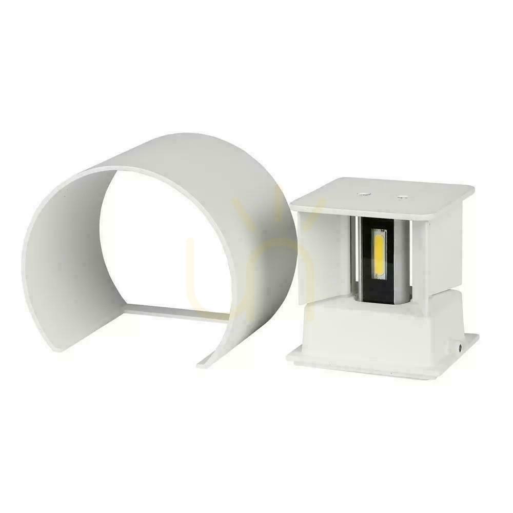Check Wall Mounted 5W V-TAC Top Bottom Adjustable White Round IP65 Bridgelux VT-756 4000K 700lm Wall Mounted 5W V-TAC Top Bottom Adjustable White Round IP65 Bridgelux VT-756 4000K 700lm