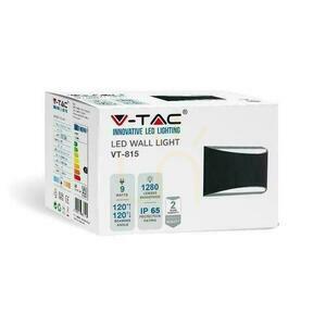 Wall lamp V-TAC 9W LED Top Down Bridgelux Chip Black IP54 VT-815 4000K 1280lm. 5 Wall lamp V-TAC 9W LED Top Down Bridgelux Chip Black IP54 VT-815 4000K 1280lm. small 5