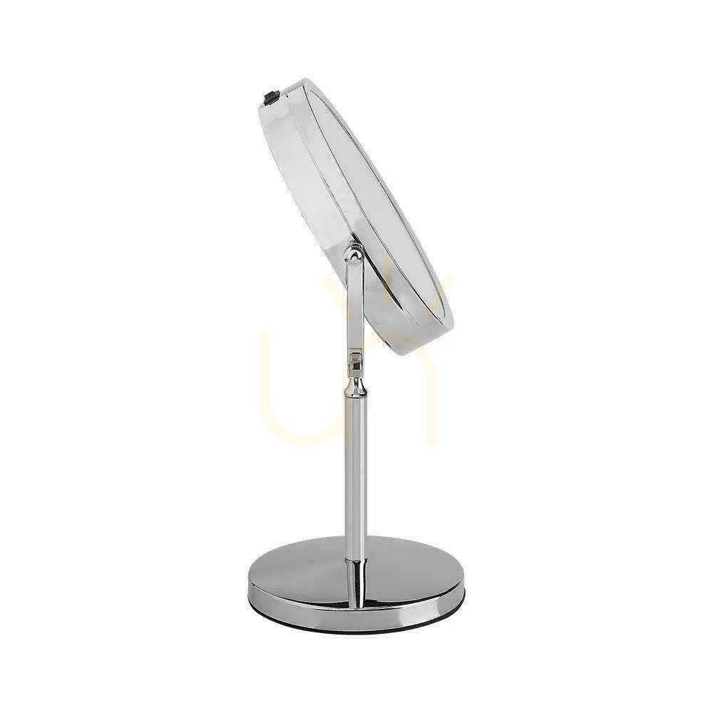 Preview V-TAC Portable Mirror 3W LED Bathroom Makeup 4xAAA fi.17CM Chrome VT-7572 6400K 30lm V-TAC Portable Mirror 3W LED Bathroom Makeup 4xAAA fi.17CM Chrome VT-7572 6400K 30lm