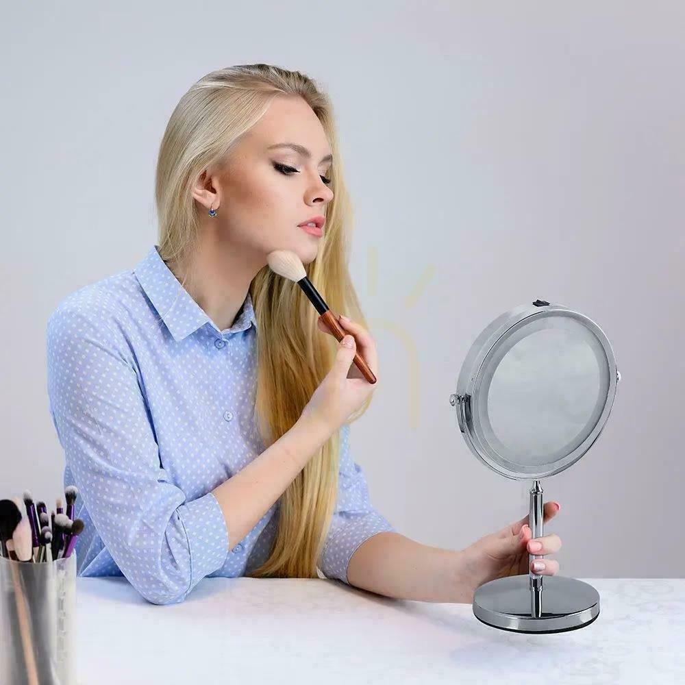 Preview V-TAC Portable Mirror 3W LED Bathroom Makeup 4xAAA fi.17CM Chrome VT-7572 6400K 30lm V-TAC Portable Mirror 3W LED Bathroom Makeup 4xAAA fi.17CM Chrome VT-7572 6400K 30lm