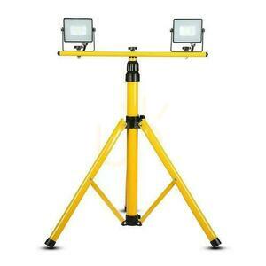 Double Tripod Stand for Floodlights V-TAC VT-41150 Yellow 1.8 m small 1