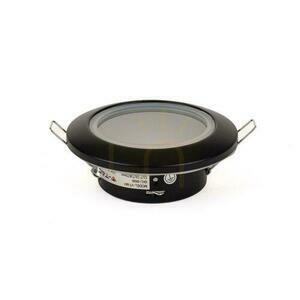 V-TAC GU10 Recessed Round Sealed Spotlight with Glass IP44 Black VT-981 3 Years Warranty small 1
