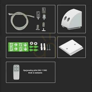 Emergency 3-Hour V-TAC 4-in-1 Pilot Controlled VT-995 6000K 100lm Evacuation Luminaire 3 Years Warranty small 5