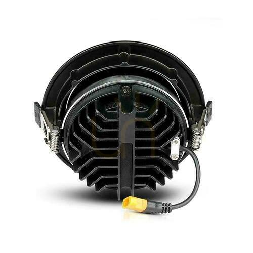 Check Downlight V-TAC SAMSUNG CHIP 20W Black Tilt VT-2-13 4000K 1780lm 5 Year Warranty